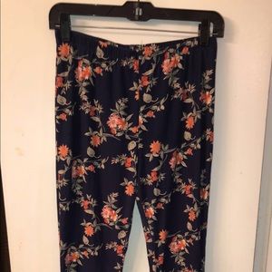 Floral Stretchy Palazoo Pants